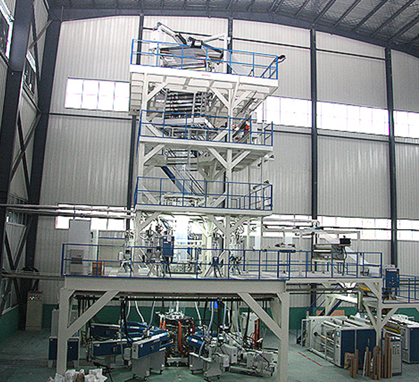 Co extrusion blown film line from BE company