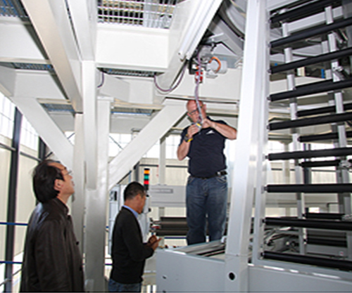 Foreign professional and technical personnel to our company guidance installation