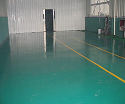 Production and maintenance of floor in workshop