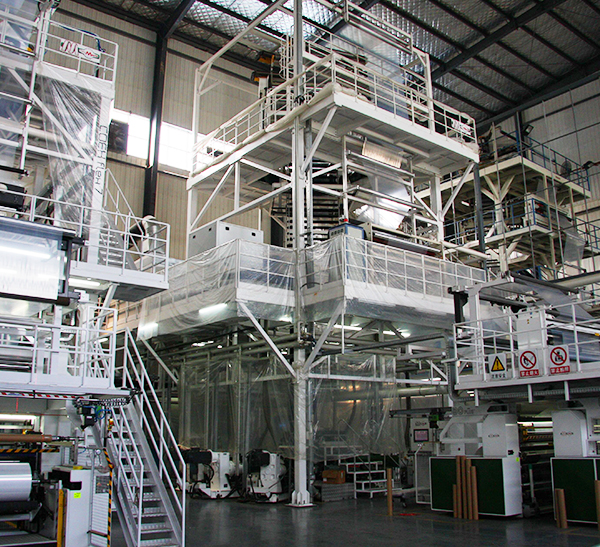 Co-extrusion film equipment